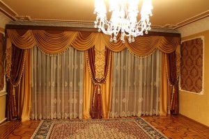 Фото штор в классике
